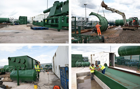 Beston Tyre Recycling Plant Assembled in England