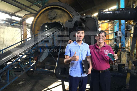 Good Feedback for Tire Recycling Machine