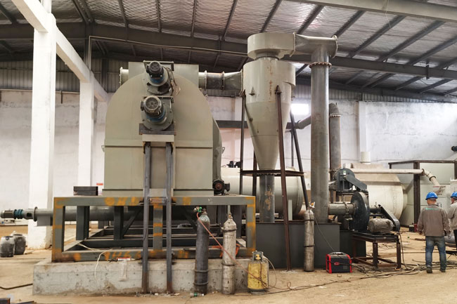 Beston Coconut Shell Charcoal Making Equipment Installed in Hubei