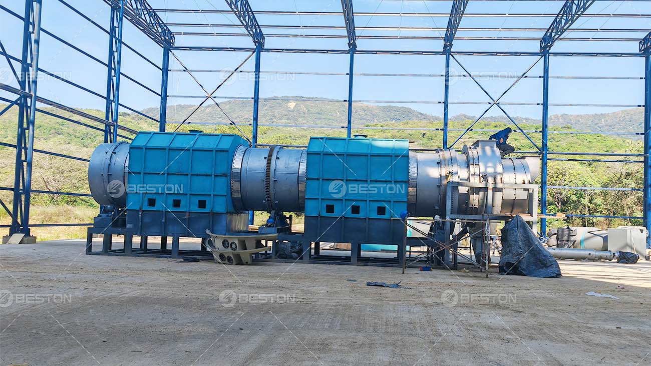 Beston Coconut Shell Charcoal Making Machine for Sale